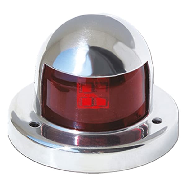 LED-navigationslamper i rustfrit stål, grønt lys 112,5° LED (styrbord)