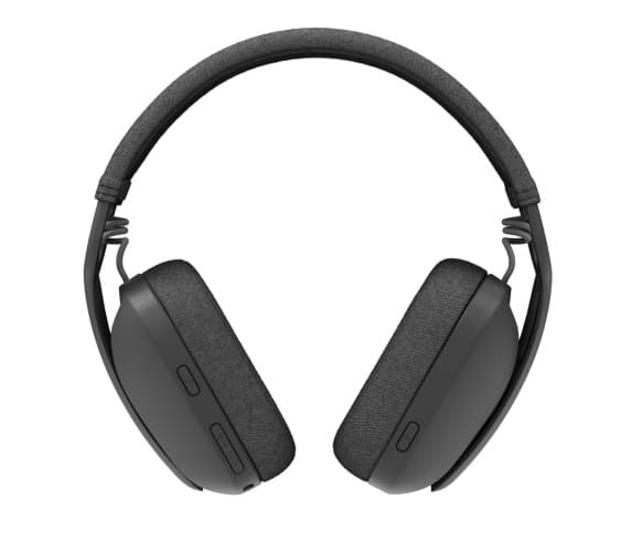 Logitech Zone Vibe Wireless UC trådløse hovedtelefoner, USB-C Bluetooth-modtager, Grafit
