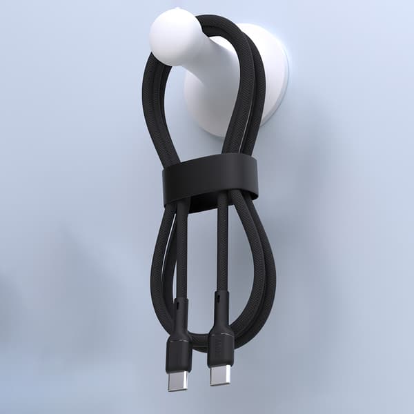USB-C PD 240W 1,2m kabel - Svart