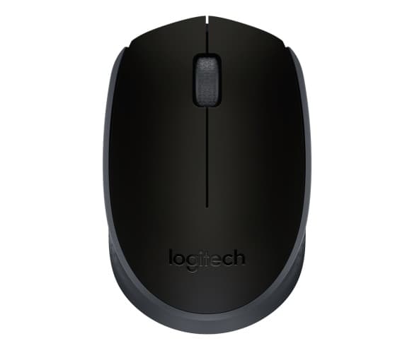 Logitech M171 Trådløs Mus RF Trådløs, 1000 DPI, Sort/Grå