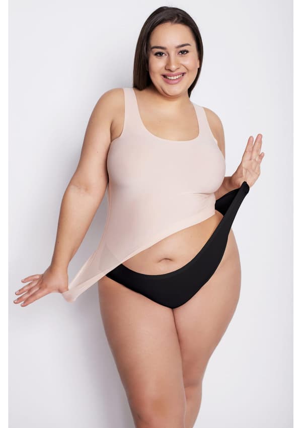 Elastiska trosor för dam Flexi One Plus size FLEXI-ONE PLUS SIZE beige ONE SIZE