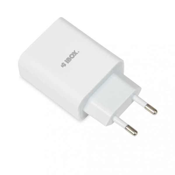 iBOX C-36 USB A+C 20W vægoplader USB-C til USB-C kabel