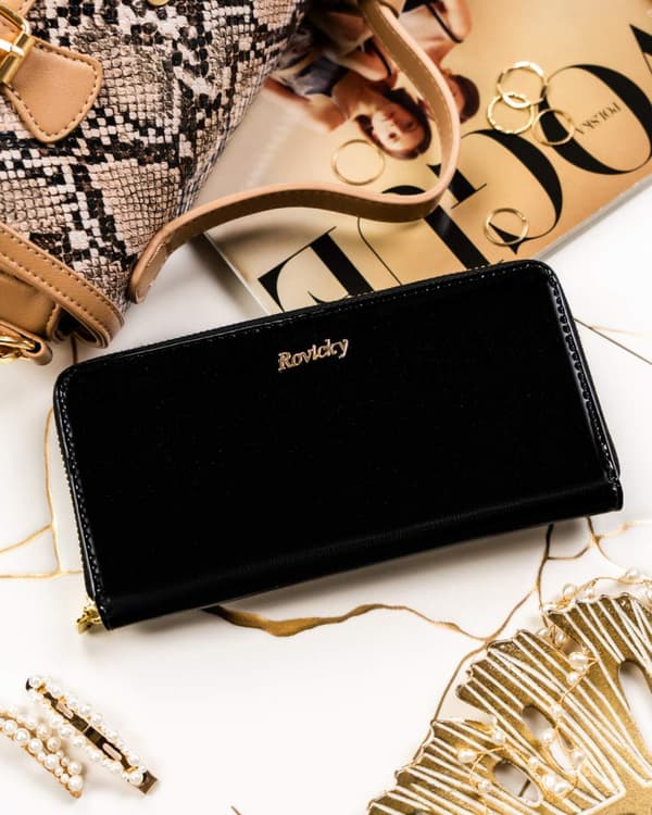 Damepung i læder RH-25-1-SH-R-5234 Sort
