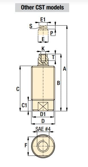 Enerpac CST10192 hydraulisk cylinder