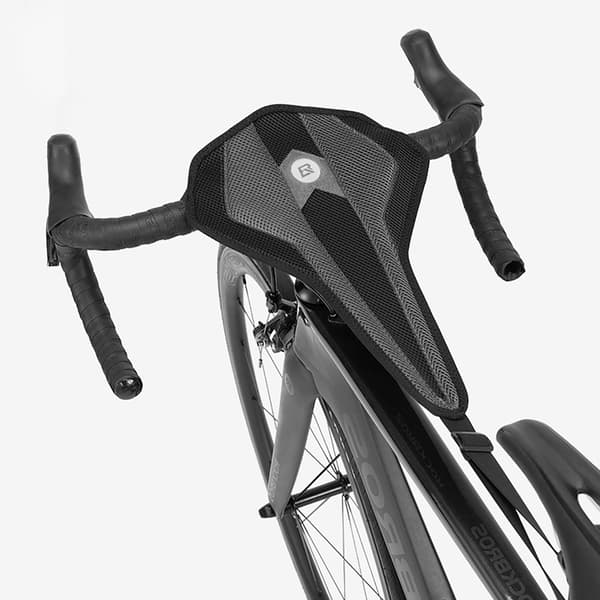 Svettskydd för motionscykel - Svart och grått