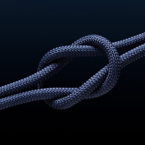 Volframguld USB-C-kabel - USB-C 100W 1m - Marinblå