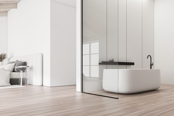 BADEVÆRELSESHYLDE SF02-600-B SORT SKU REA-06010
