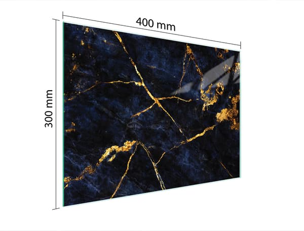 SKÄRBRÄDA I GLAS 40x30 MARMOR