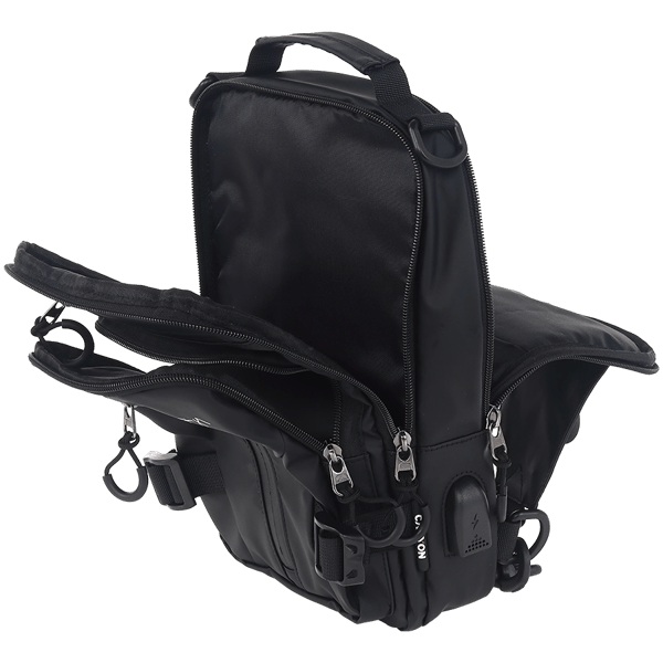 CANYON CB-1 Transformerväska med USB-A Svart