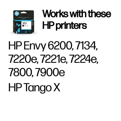 HP 303 (T6N02AE) blækpatron, sort
