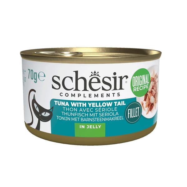Schesir Oceanic Adult tonfisk våtfoder för katter 24x70g