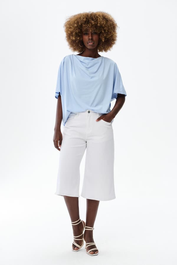 Binni Damebluse Lyseblå 44/46