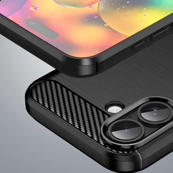 iPhone 17 Carbon-skal – Svart