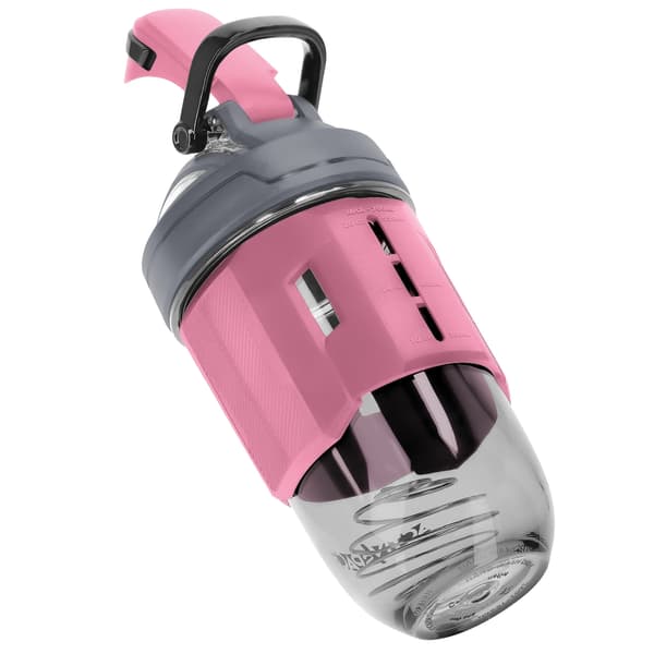 Tritan-urheilupullon ravistin ravintolisille 700 ml - vaaleanpunainen