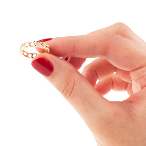 TG66796 RINGSET MED GULD BOHO RETRO RINGAR
