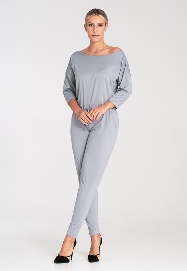 Elegant grå jumpsuit størrelse M M1030