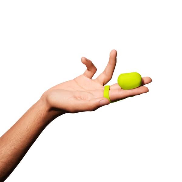 Dame Fin Fingervibrator Gul