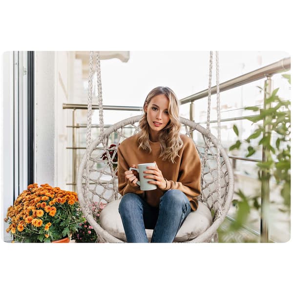 Riippuva puutarhakeinu BOHO beige