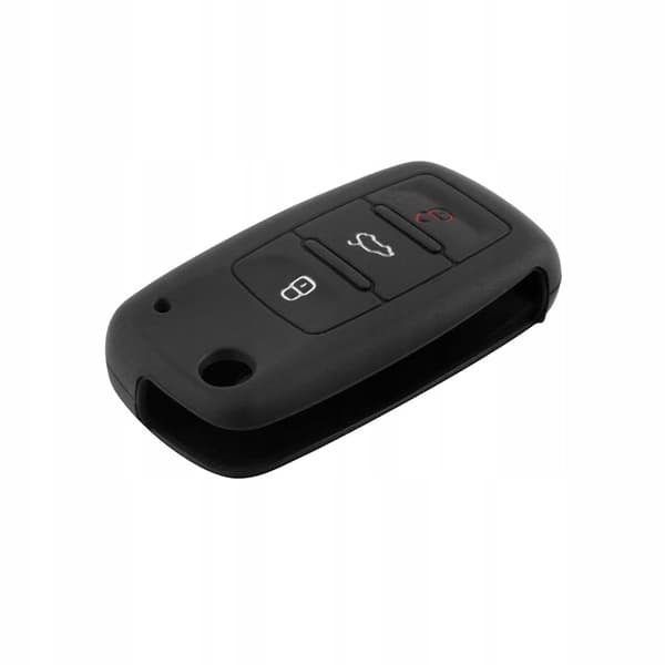 Silikone etui til nøgle VW Skoda Seat sort