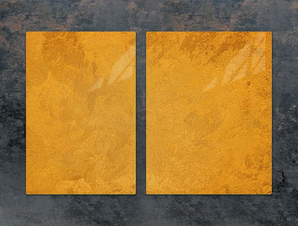 GLASBESKYTTELSESPLADE 75x52 GULD