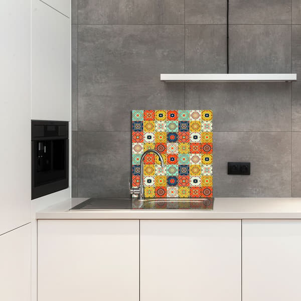 GLASPANEL TIL KØKKEN 60x65 Mosaik