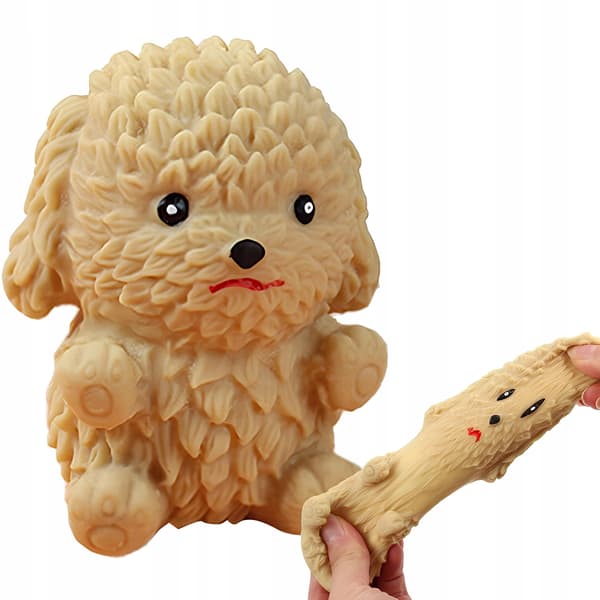 PREMIUM HUNDESQUISHY Anti-stress Squishy Soft Sensorisk HVALP