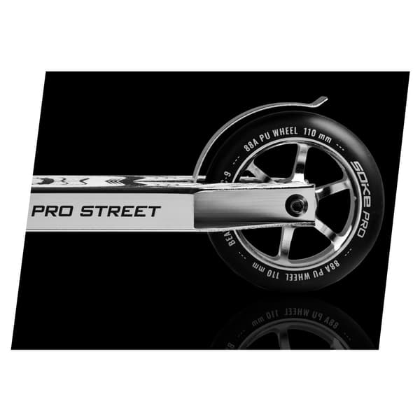 Soke PRO Street Scooter Broms Silver