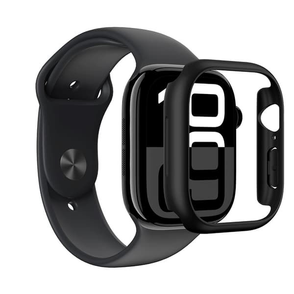 Apple Watch 46mm Minimal-urkasse - Sort