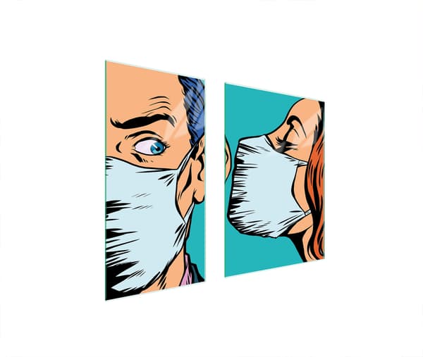 GLASBESKYTTELSESPLADE 75x52 MASKE
