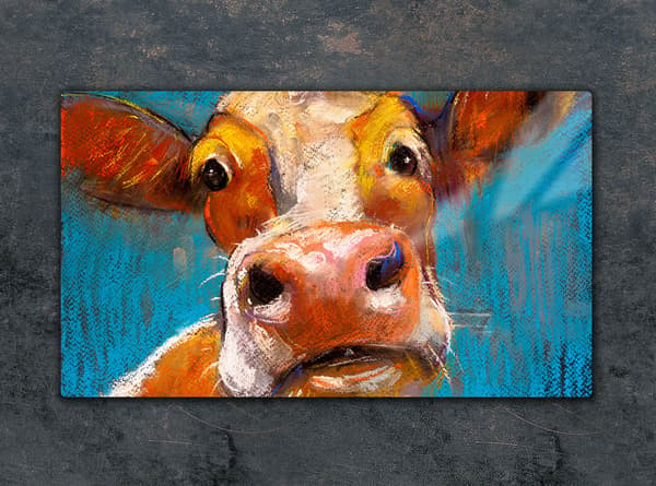 GLAS SKÆREBRÆT 52x30 COW
