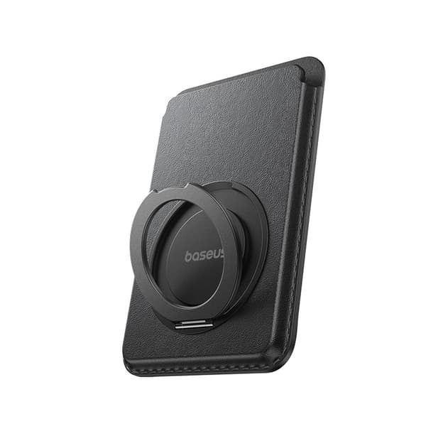 Magnetisk kortholder med MagSafe-stativ - Sort
