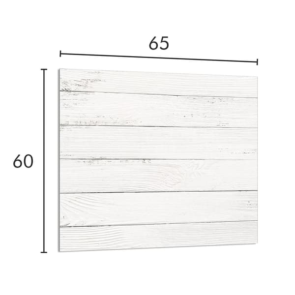 GLASPANEL TIL KØKKEN 65x60 Træ