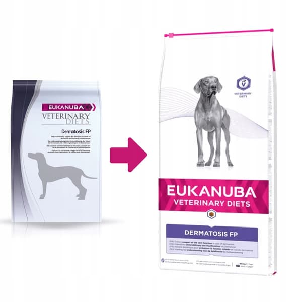 EUKANUBA Dermatosis Formula tørfoder til hunde til fødevareoverfølsomhed 12 kg