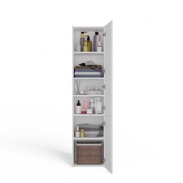 Sara S43 badrumsstolpe VIT