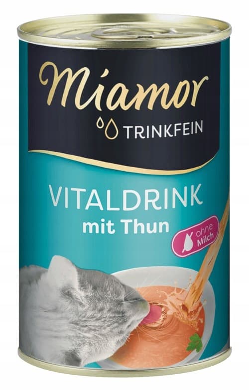 Vådfoder til katte MIAMOR VITALDRINK MED TUN 24x135ml