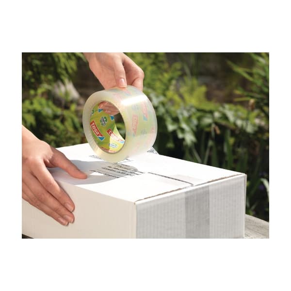 Tesa Ecostrong förpackningstejp 50 mm 66 m transparent