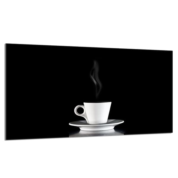 Glasskydd för spishäll 90x52 Kaffe
