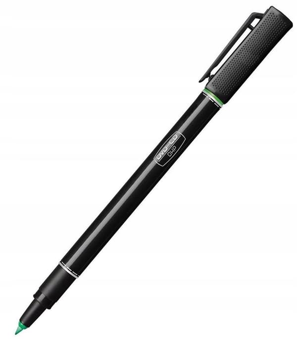 Grøn fineliner tusch