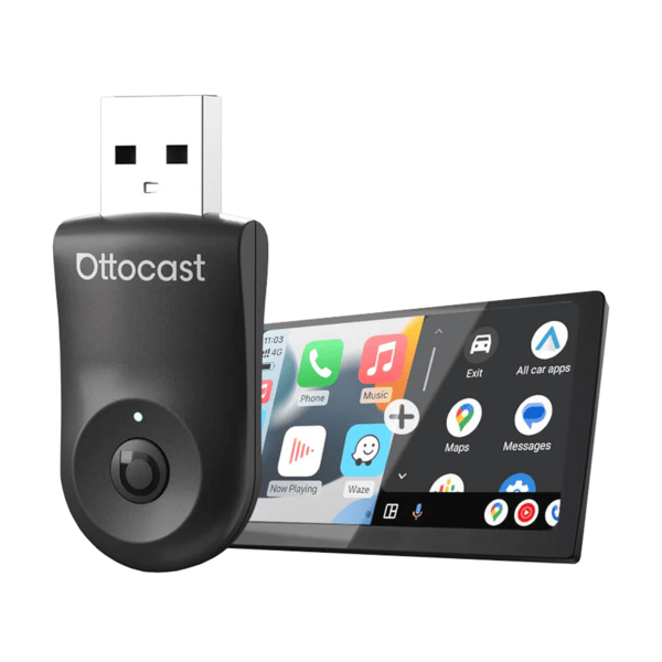 Ottocast Mini 2-in-1 langaton sovitin CarPlay / Android Auto CA505-T