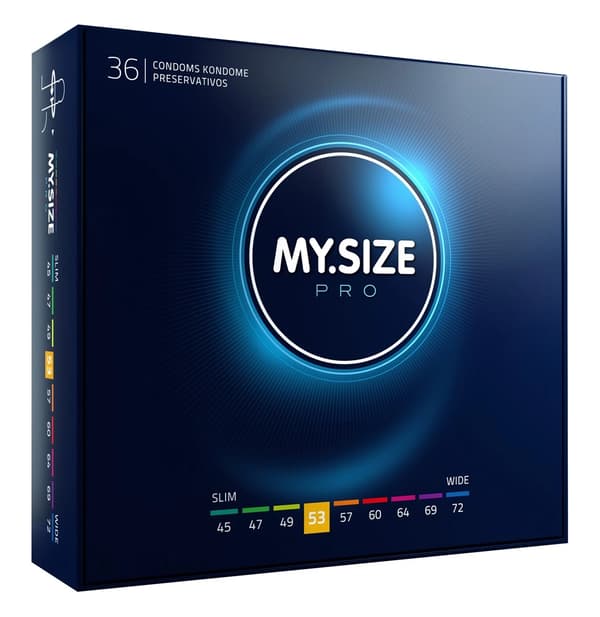 MYSIZE PRO Kondomit 53 mm 36 kpl