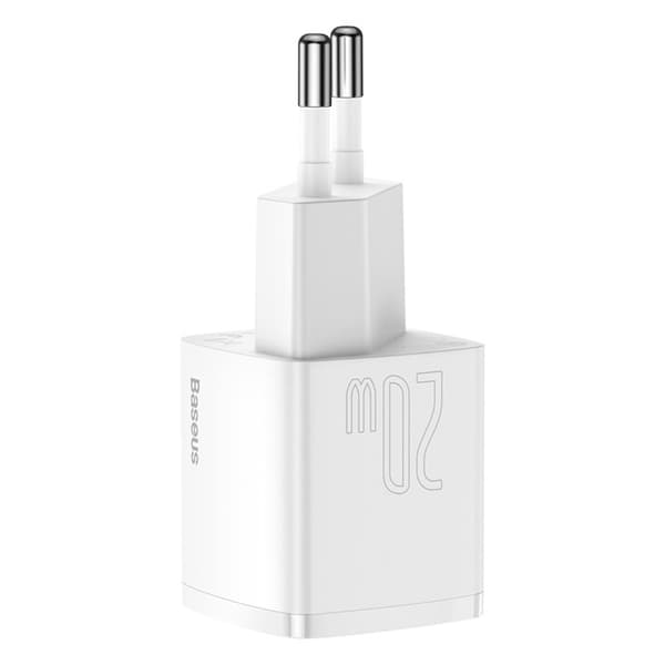 USB-C PD Cube 20W Väggladdare - Vit