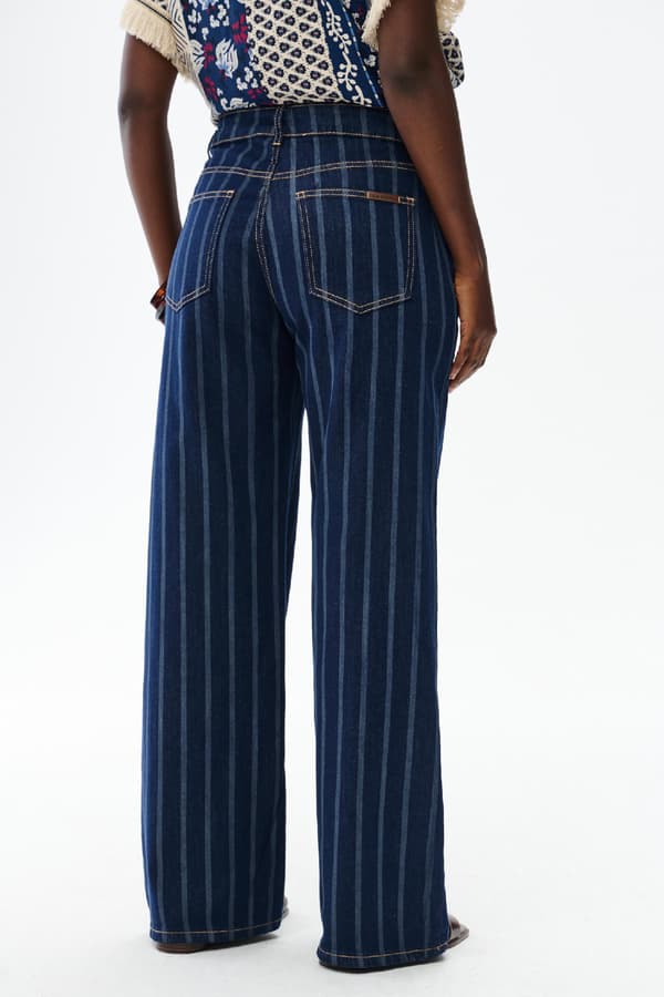 Dame 3D-bukser 1711-2 Denim 38