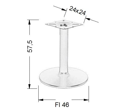 NY-B006/57,5 - 46 cm, sort
