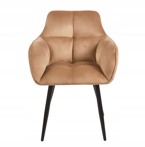 K40-FX fløjls cappuccino-stol