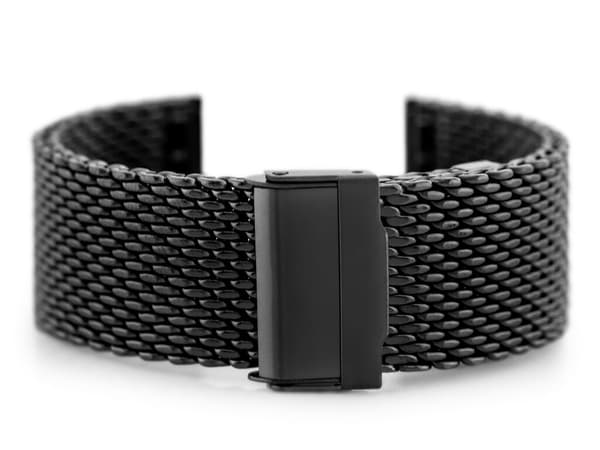 Pacific 12 Armbånd - HQ Mesh - Sort 20mm