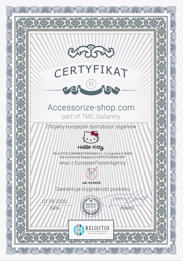 HELLO KITTY HK7158LS-08 ur. Quartz, sølv. Dameur.