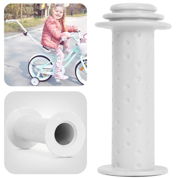 Cykelgreb til pusher, hvid