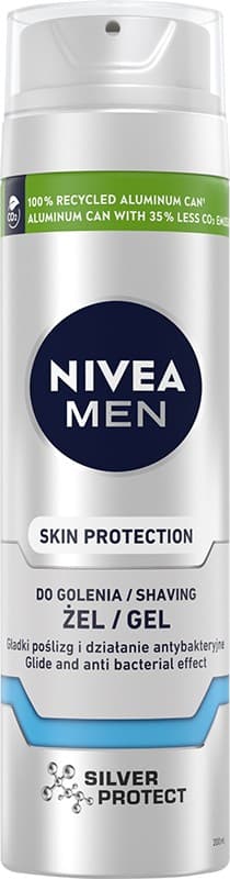 NIVEA MEN SILVER -parranajogeeli