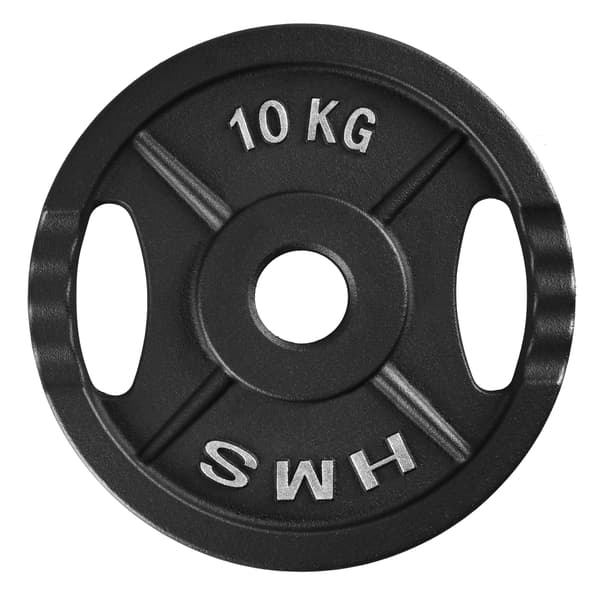 Olympisk vægtskive sort 10 kg HMS TOD10