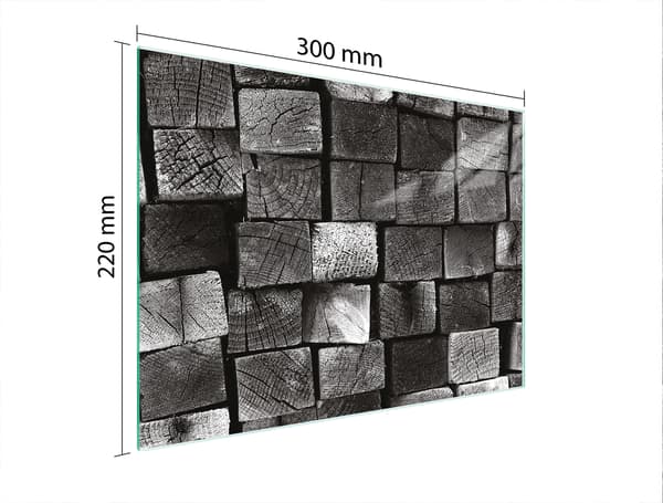 GLASSKÆREBRÆT 30x22 TRÆ